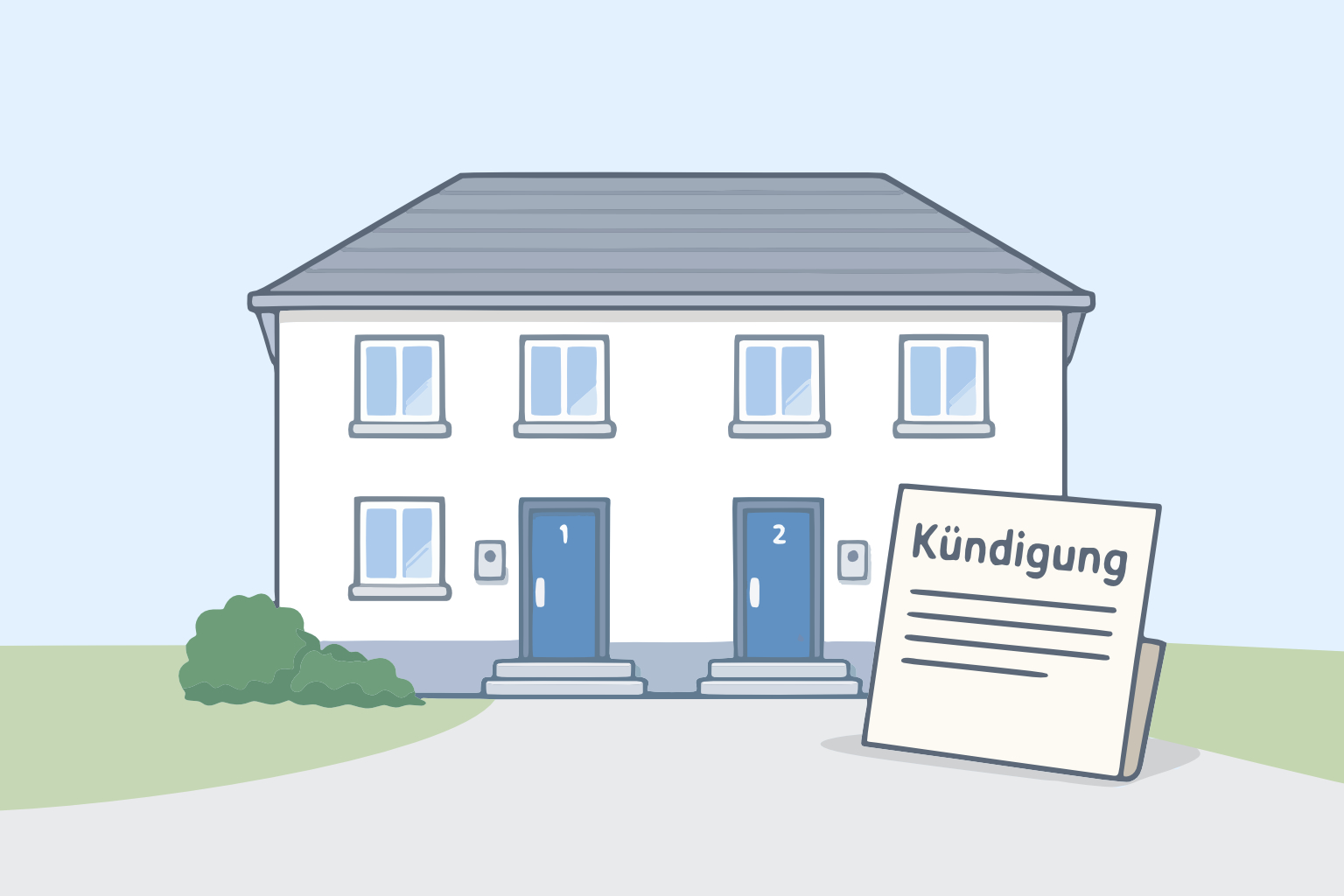 Erleichterte Kündigung in Zweifamilienhäusern