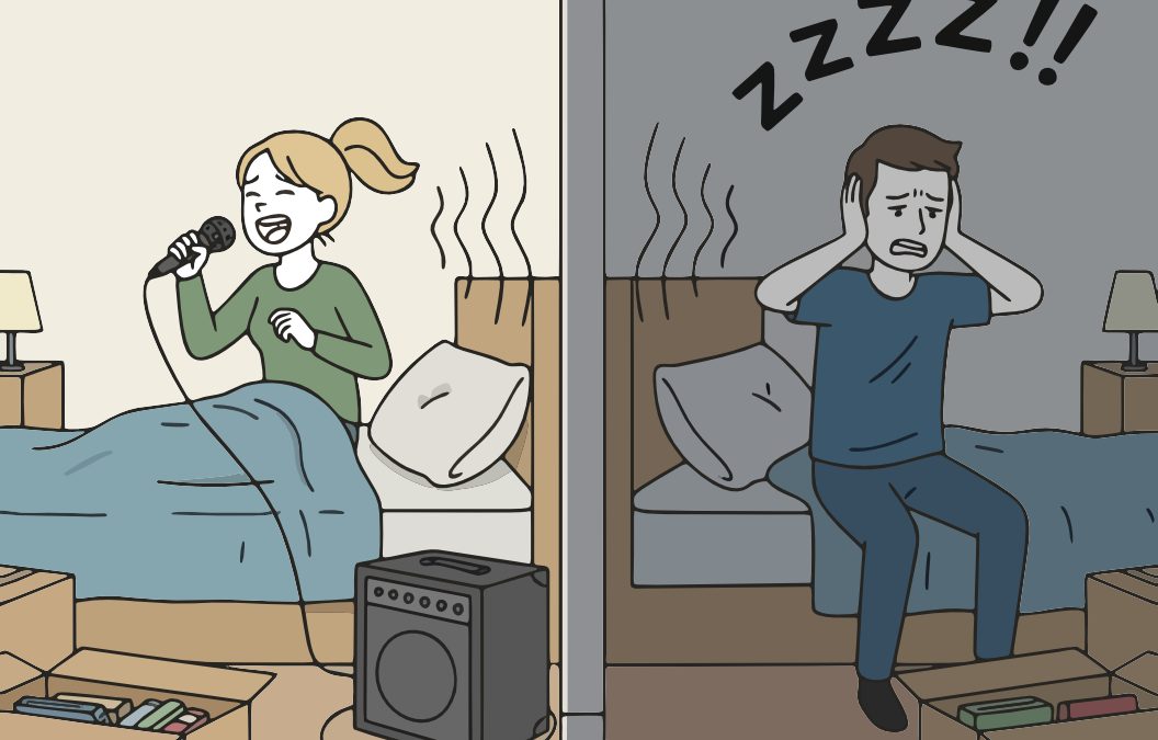 Ist lauter Sex ein Kündigungsgrund? Über die Balance zwischen Privatleben und Hausfrieden