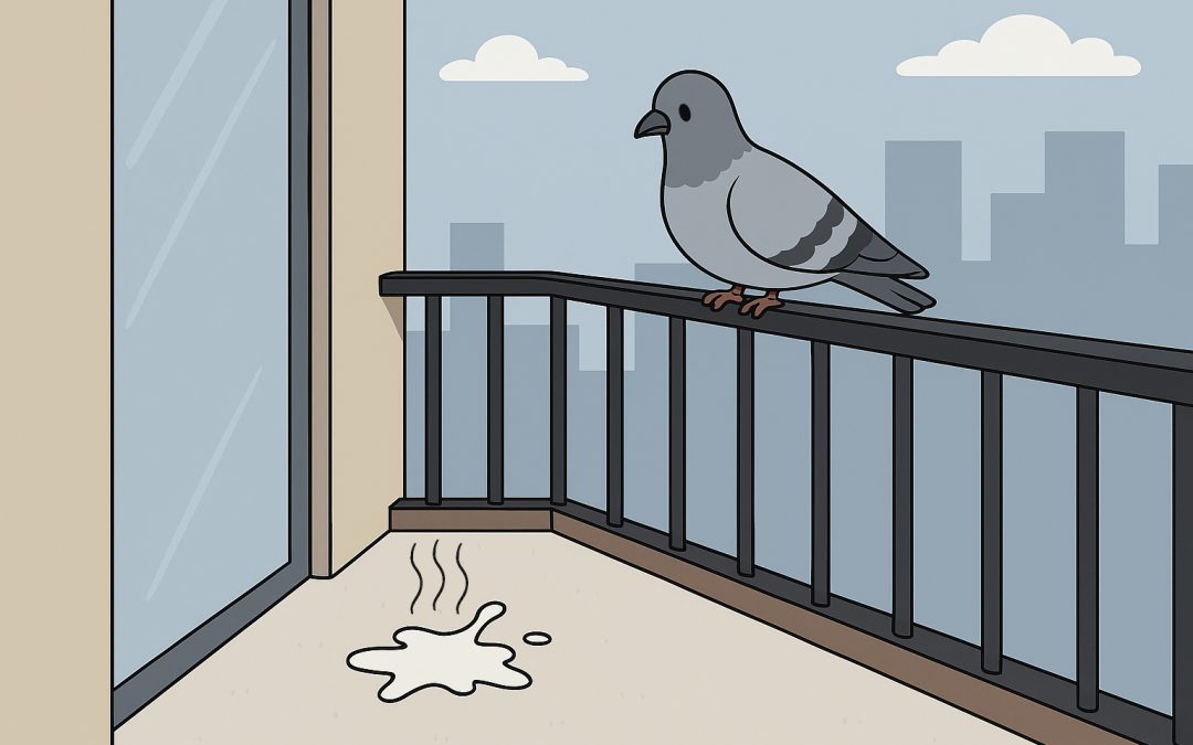 Taubenkot-Dilemma: Wenn der Balkon zum Streitpunkt wird