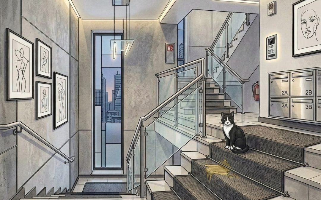 Pinkelkatze im Treppenhaus: Ein No-Go für das Mietverhältnis