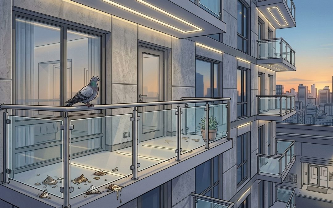 Taubenkot-Dilemma: Wenn der Balkon zum Streitpunkt wird